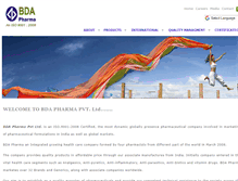 Tablet Screenshot of bdapharma.com